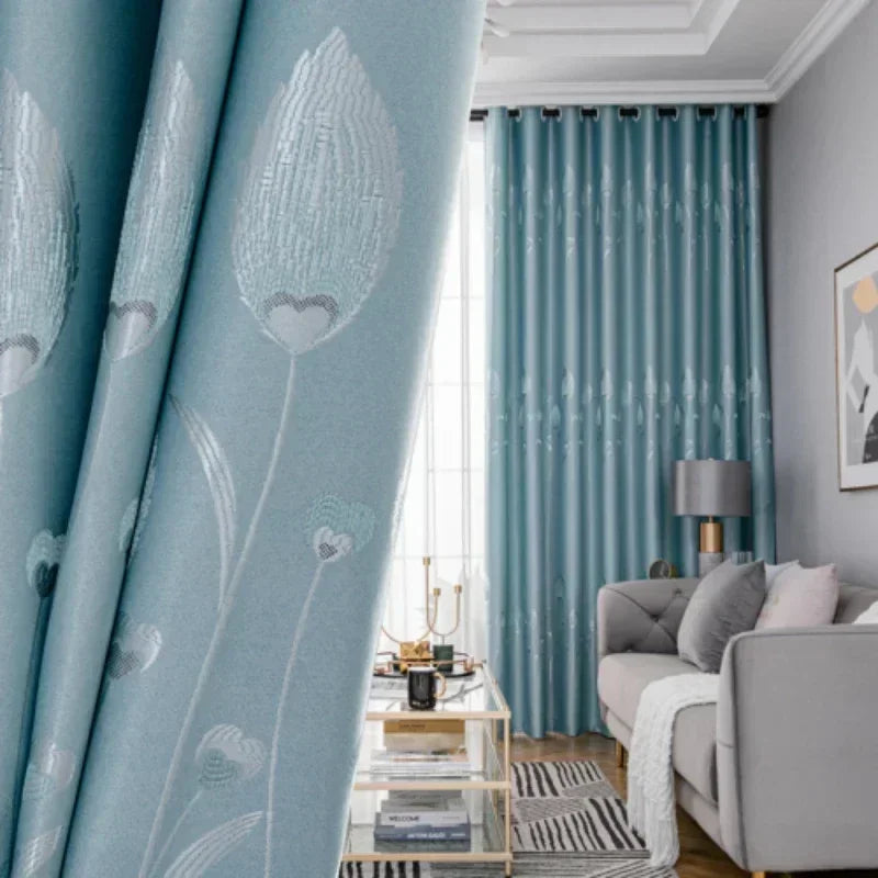 CORTINAS JACQUARD ANTILUZ 280 CM ANCHO X 220 CM ALTO