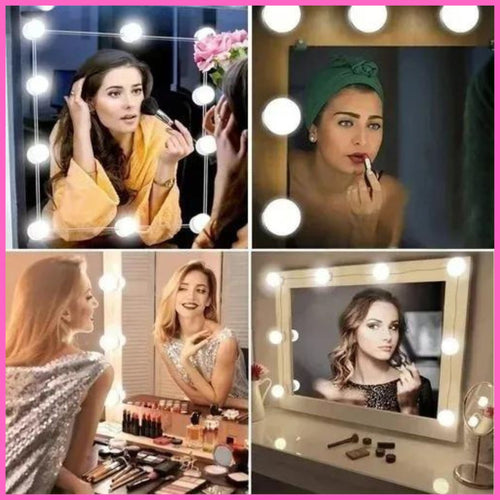👩🦰 Kit De Luces Para Espejo Estilo Hollywood 10💡