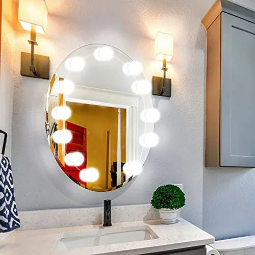 👩🦰 Kit De Luces Para Espejo Estilo Hollywood 10💡