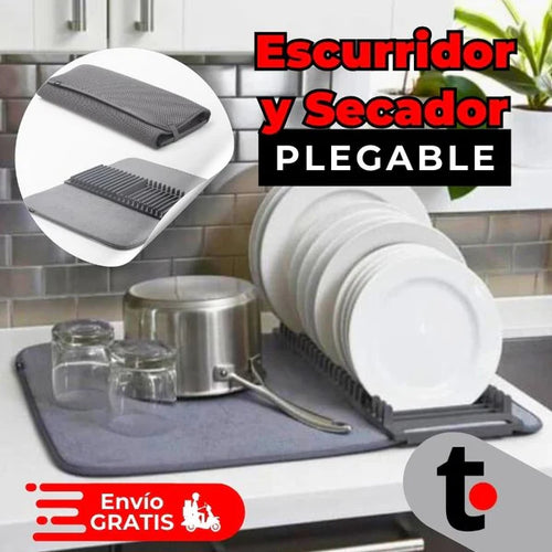 SECAMAX: EL ESCURRIDOR Y SECADOR PLEGABLE DE FÁCIL ALMACENAMIENTO