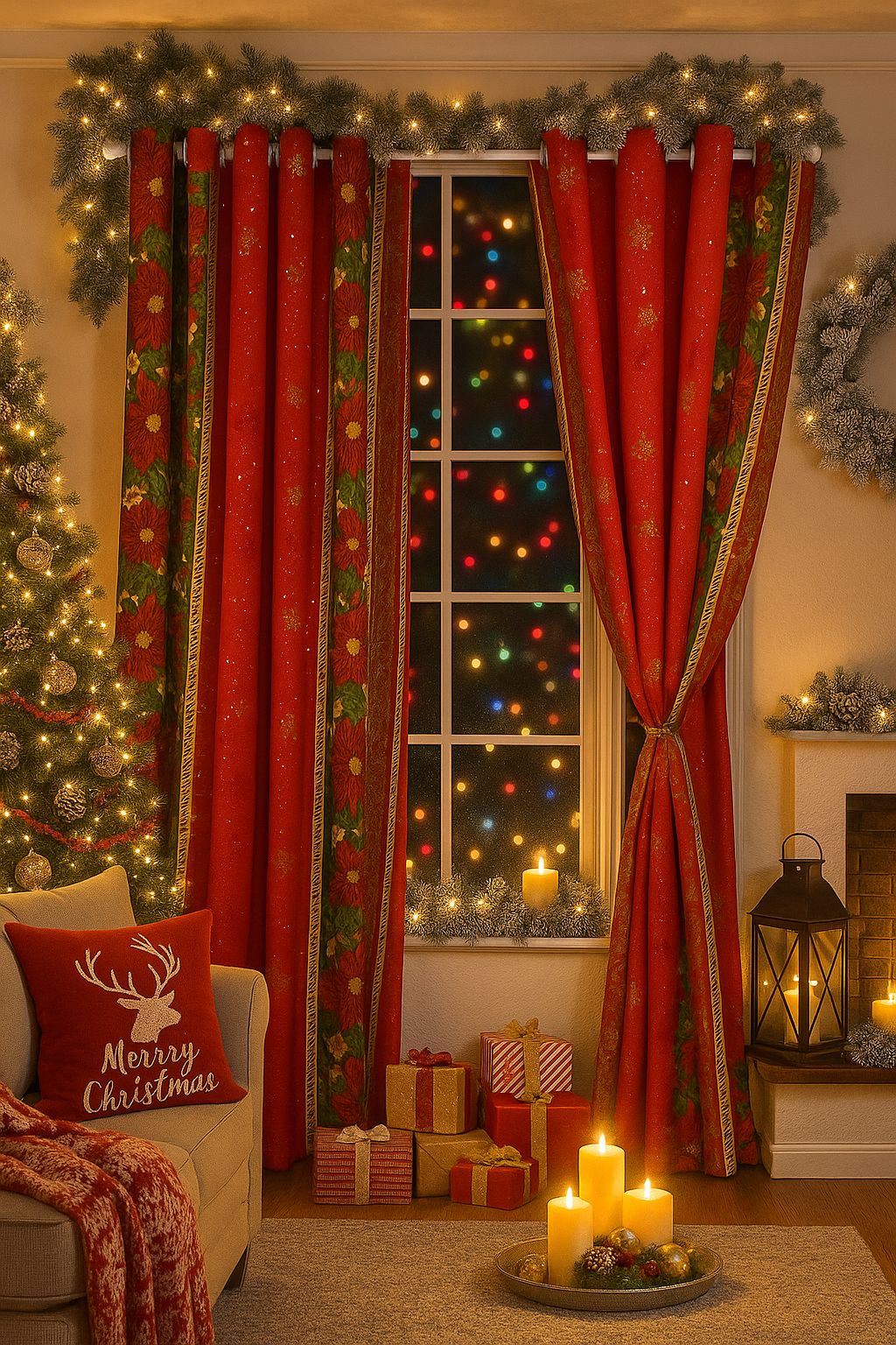 CORTINAS NAVIDEÑAS