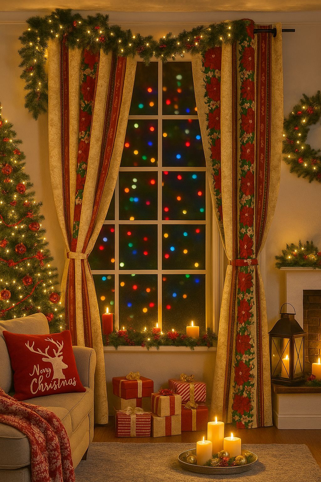 CORTINAS NAVIDEÑAS