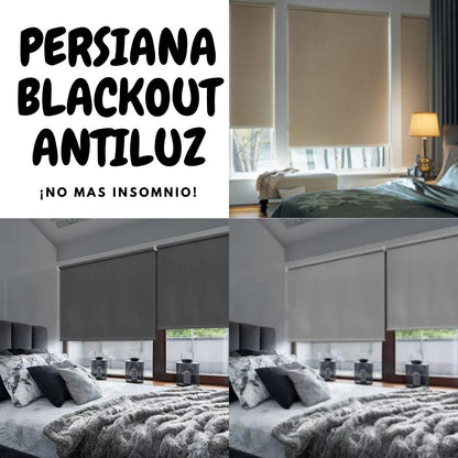 CORTINAS Y PERSIANAS BLACKOUT ANTILUZ