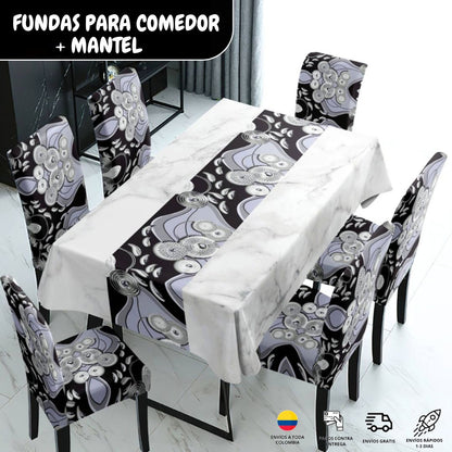 FUNDAS PARA JUEGOS DE COMEDOR + MANTEL - De Shopping Store