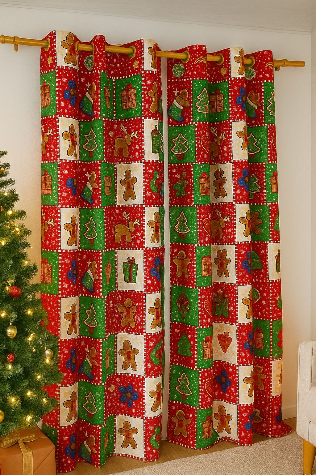 CORTINAS NAVIDEÑAS