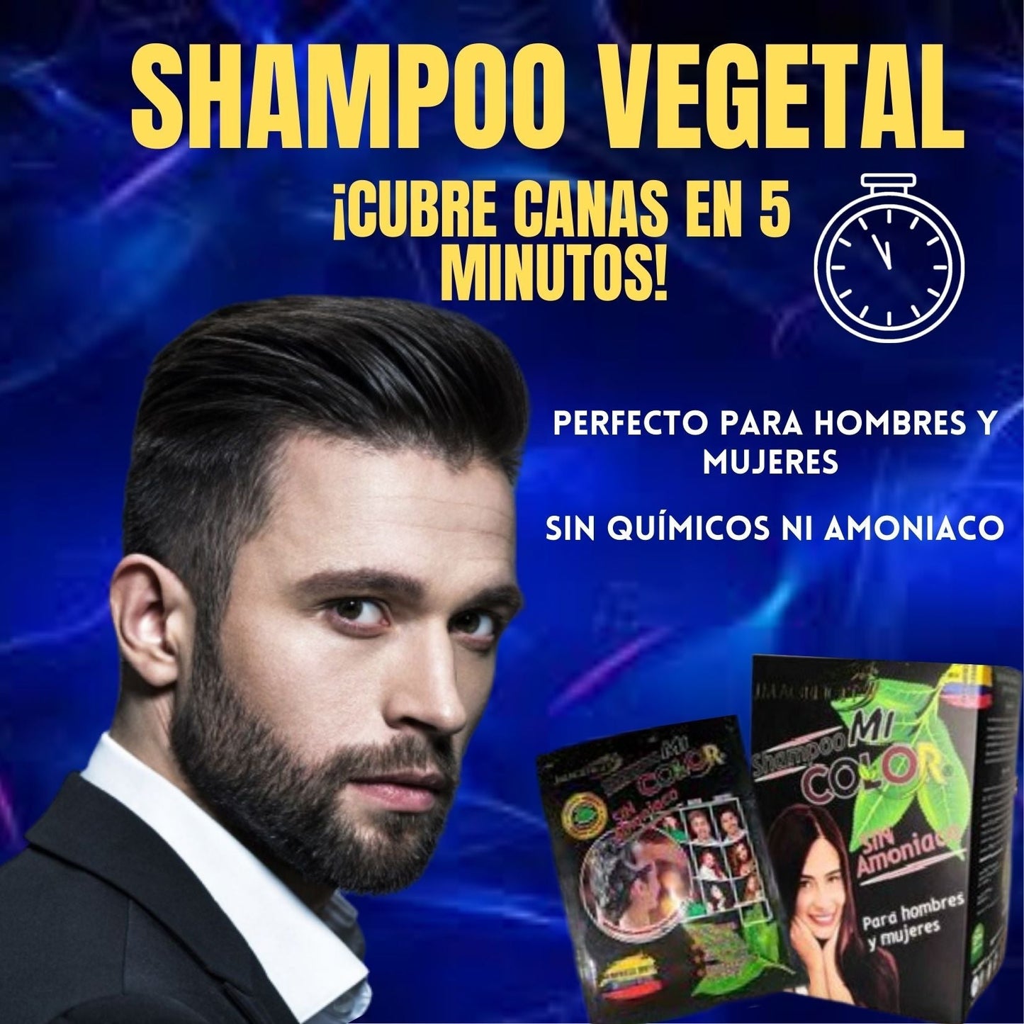 Shampoo cubre canas