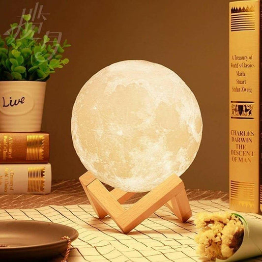 Lampara Luna 3D.